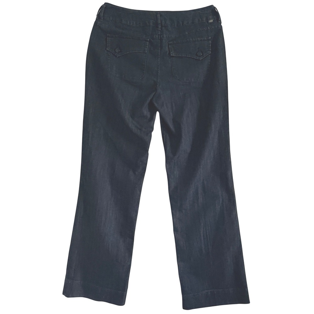 JAG Mid Rise Trouser Jeans Sz 16 Dark Wash Wide Leg Stretch Careerwear‎ Academia - Picture 2 of 12